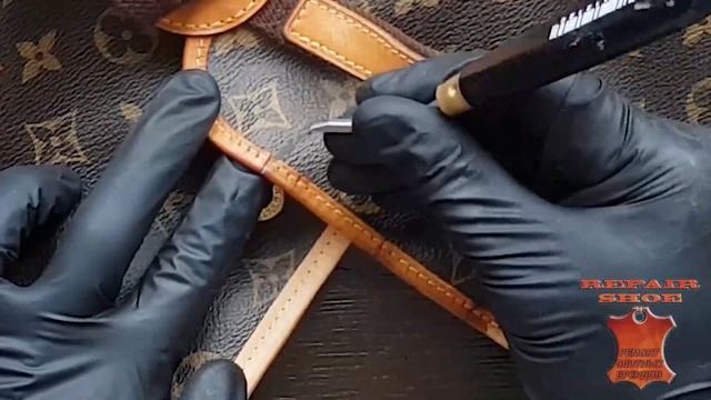 Реставрация вачетты рюкзака Louis Vuitton смотреть онлайн