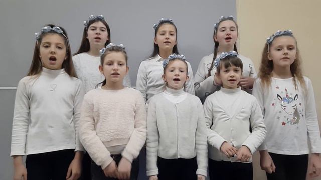 Дитячий вокальний ансамбль духовної пісні Небесні крила - авт. невідомий "Все творіння славить Бога смотреть онлайн