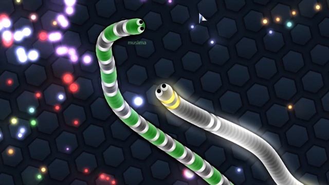 Slither.io Pro Tiny Snake Destroy Giant Noob Snakes - Epic Slitherio Gameplay смотреть онлайн
