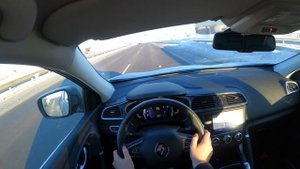 2021 Renault Kadjar [1.3 TCe 140HP] POV Winter Test Drive #17