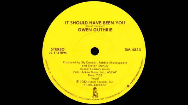 Gwen Guthrie - It Should Have Been You (Dj ''S'' Rework) смотреть онлайн