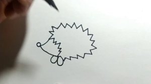 Как нарисовать ёжика