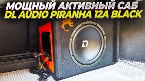 Активный сабвуфер DL AUDIO Piranha 12A Black. Подключение и проверка баса