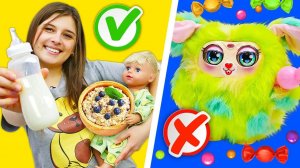 Беби Бон съела много сладкого! Куклы и игрушки Tiny Furry для девочек