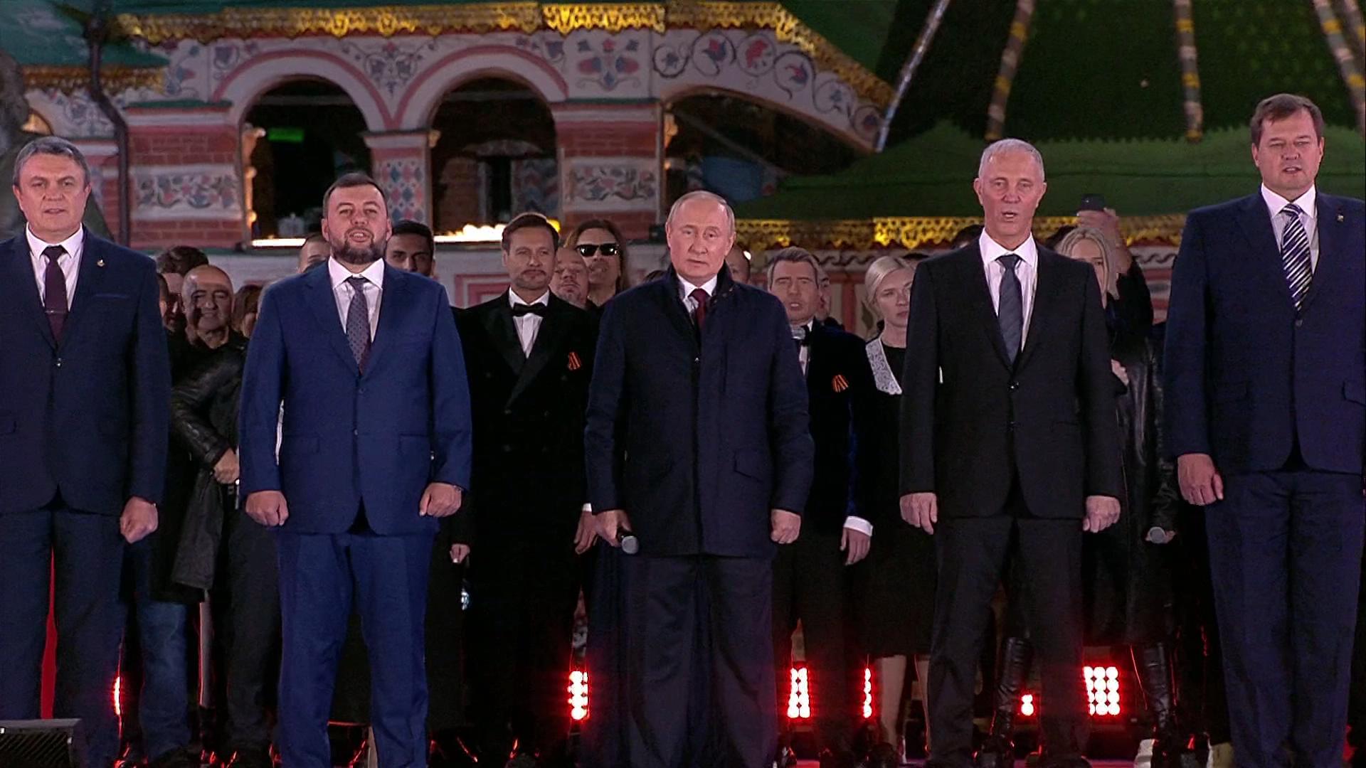 Выступление Владимира Путина на митинге-концерте. Полное видео - Россия 1