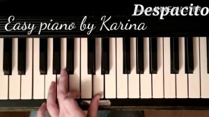 How to play Despacito on Piano Как играть на пианино песню Despacito