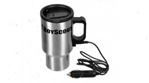 Термокружка автомобильная, нержавейка, 450мл (BoyScout) обзор 61049