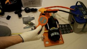 Измерение скорости намотки троса переносной лебёдки СТОКРАТ SN 6.0 S.