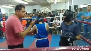 Элиша Ланда. Спарринг в Нетании.05.05.2017.