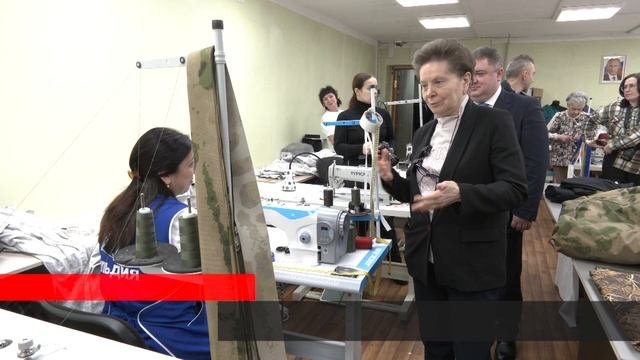 Губернатор Югры побывала в швейном цехе 