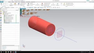 3.1 Построение геометрии в NX-12 для газодинамического расчета в ANSYS CFX