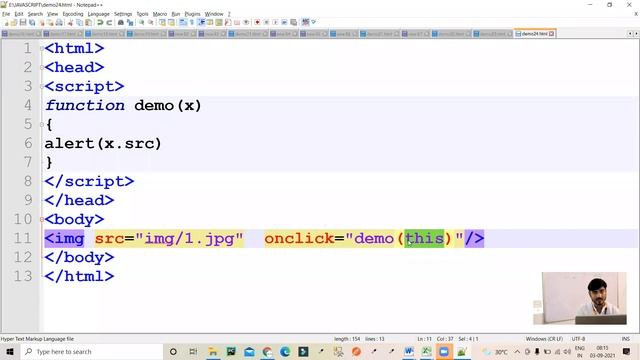 JavaScript 5th Lecture | show hind password using JavaScript |function with parameter