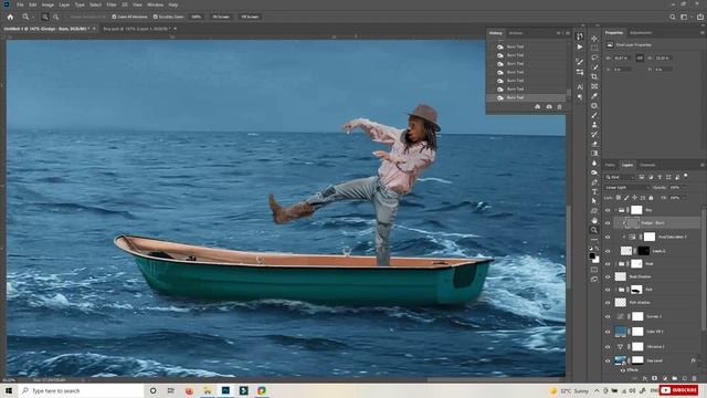 Giant Fish | Full Photo Manipulation in One Video | Photoshop in Hindi смотреть онлайн