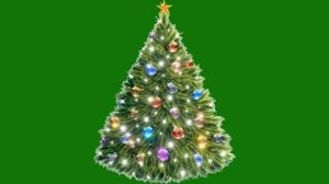 Хромакей Новогодняя ёлка 3