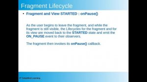 Fragment Lifecycle in Android | Complete Guidance of Fragment Lifecycle | Fragment Callback methods