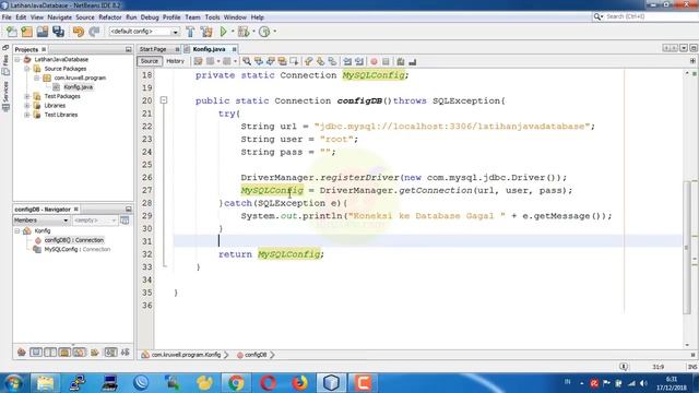 Membuat Aplikasi Database Menggunakan Java GUI dan MySQL (Bagian 1) смотреть онлайн