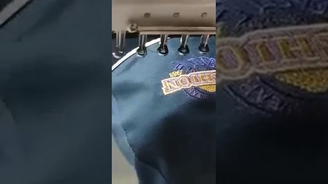 How to sew embroidery pattern logo on cap by richpeace tubular cap embroidery machine ?