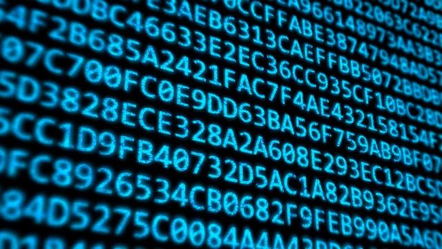 Hexadecimal Code Program Digits on Digital Computer Monitor Screen 4K Background VJ Video Effect смотреть онлайн