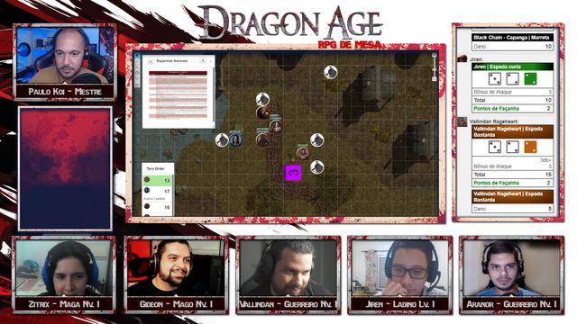 Sistema de Façanhas - Dragon Age: RPG de Mesa Episódio 02 em Português PT-BR смотреть онлайн