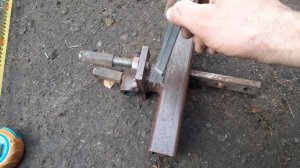 Самодельная сцепка на конский плуг для мотоблока Агро, МТЗ, Мотор Сич с размерами.