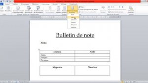 Publipostage : générer les bulletins de notes