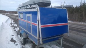 Вариант багажника на прицеп.