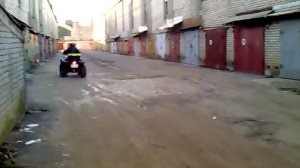 Паровозный гудок на квадроцикле.mp4