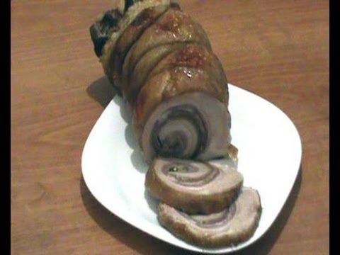 Рулет из свинины - лучшее мясное блюдо на праздничный стол.