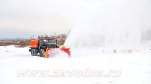 Двухмоторный 500 л.с. СШР-1 Урал снегоочиститель шнекороторный