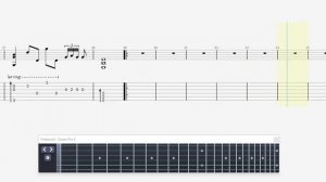 Metallica   Fade To Black GUITAR 1 TAB