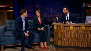 В гостях у Ивана Урганта Гела Месхи и Екатерина Климова