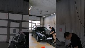 Снимаем старую пленку с капота #kia #rio