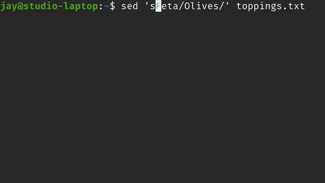 Linux Crash Course - The sed Command