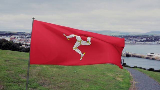 Флаг острова Мэн (Великобритания)