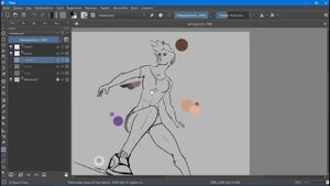 КАК РИСОВАТЬ  АРТ ,ДЕТАЛИЗАЦИЯ АРТА ,ФИШКИ ДЛЯ РИСОВАНИЯ KRITA