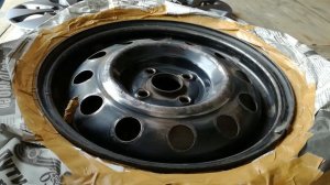 Покраска колпаков и колесных дисков KIA RIO III