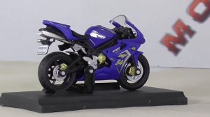 Модель мотоцикла Синий, Sport 54; 1/18