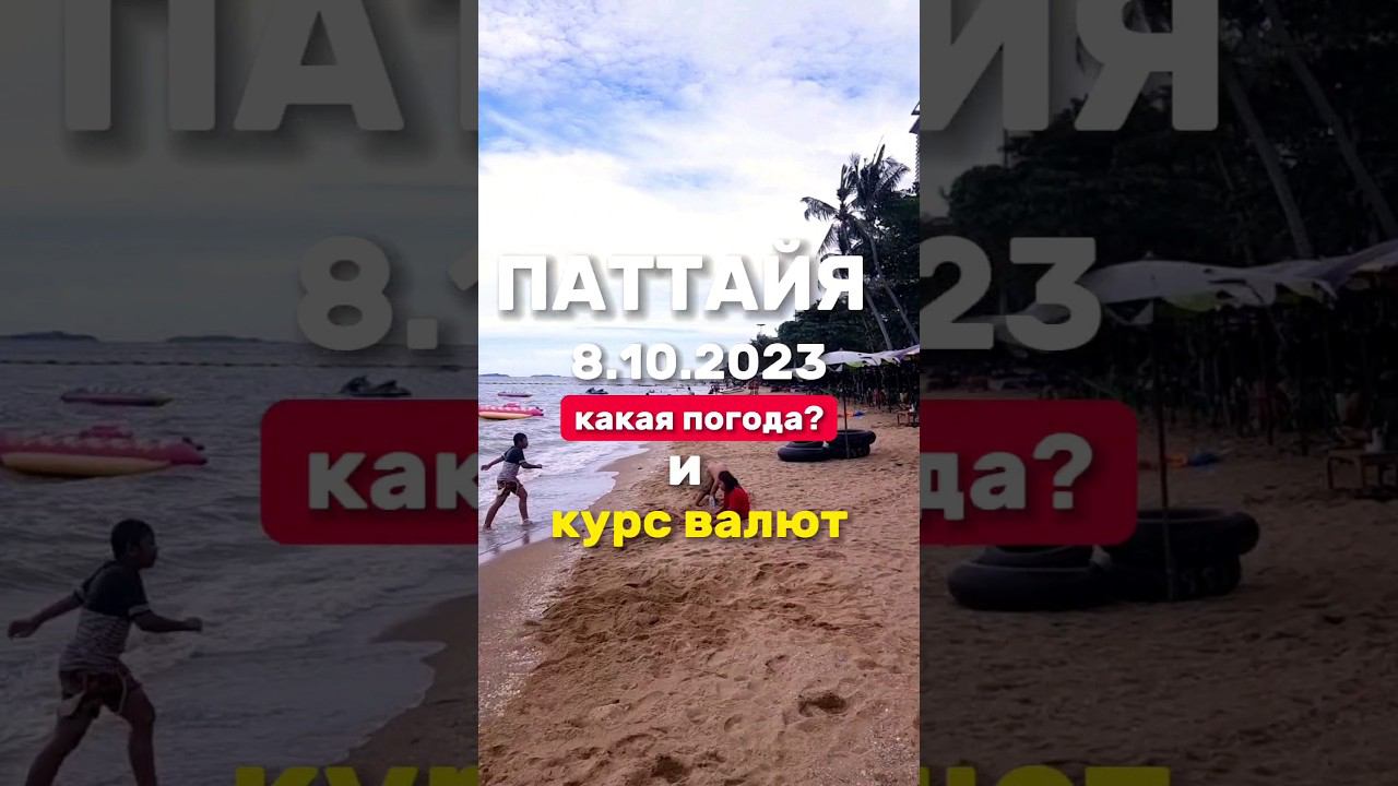 Ежедневные выпуски из Паттайи. Погода и курс валют. Ночная рыбалка в Паттайе #паттайя2023