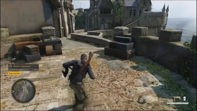 PS 4 Sniper Elite 5 / Элитный Снайпер 5 Задание 3 Академия Шпионов Прохождение+