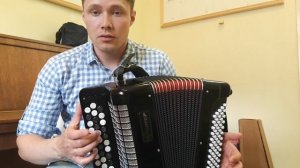 Обучение игре на баяне. Проигрыш частушки.