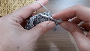 Узор РИС крючком. Альпийский узор крючком. Кожа дракона. Crochet rice pattern. Crochet Alpine Stitc