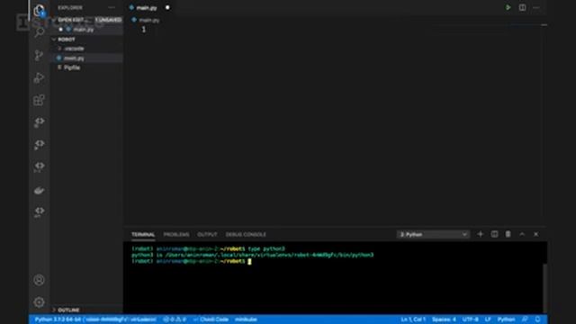 Как создать виртуальное окружение в Visual Studio Code | Робот для анализа госконтрактов