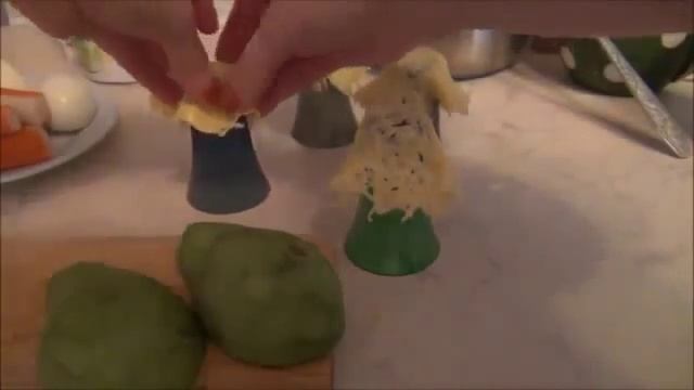 Сырные корзиночки с начинкой