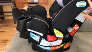 How To Install Graco 4ever All-in-One Convertible Car Seat (Forward & Rear Facing Tutorial)