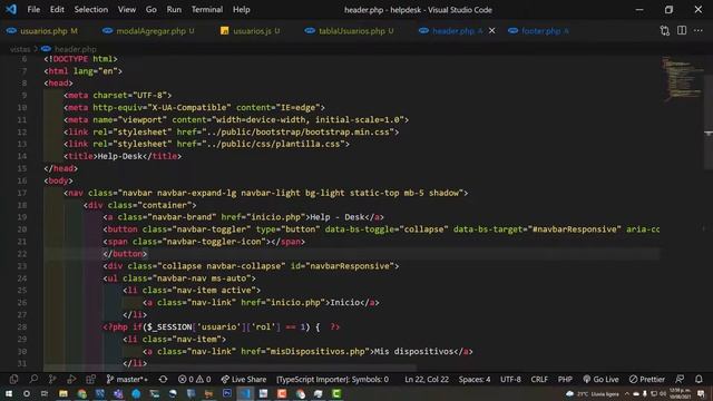 Sistema HelpDesk con PHP y MySQL | Maquetar Modulo De Usuarios (P3). Cap 8 смотреть онлайн