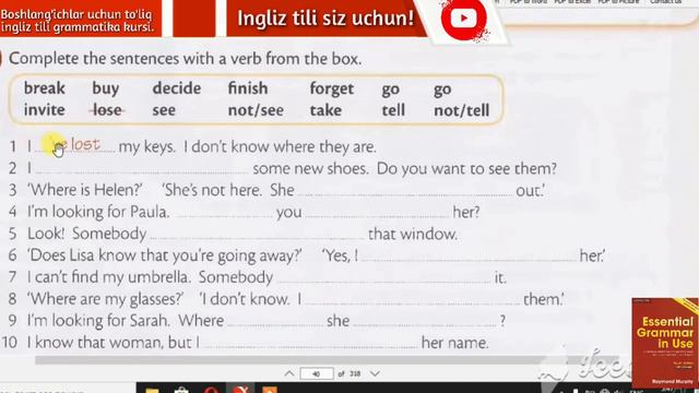 Raymond Murphy qizil kitobi.I have done PRESENT PERFECT I exercises смотреть онлайн