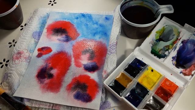 ПРАВОПОЛУШАРНОЕ РИСОВАНИЕ. АКВАРЕЛЬ. КАК РИСОВАТЬ ЦВЕТЫ. смотреть онлайн