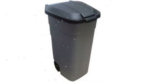 Бак для мусора с крышкой на колесах пластмассовый (Plast Team) 110л обзор 27741