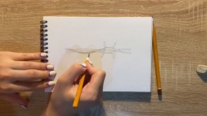 Как нарисовать колючую проволоку карандашом | Рисунок для начинающих поэтапно