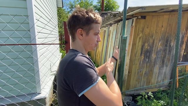 Забор из фасадной сетки своими руками. смотреть онлайн